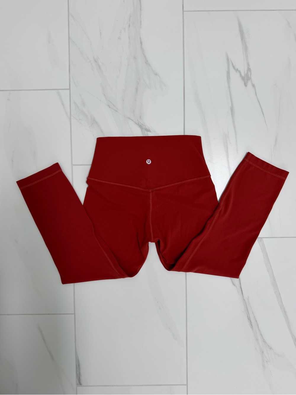 Lululemon Align High Rise Crop 21” Nulu Leggings Cayenne